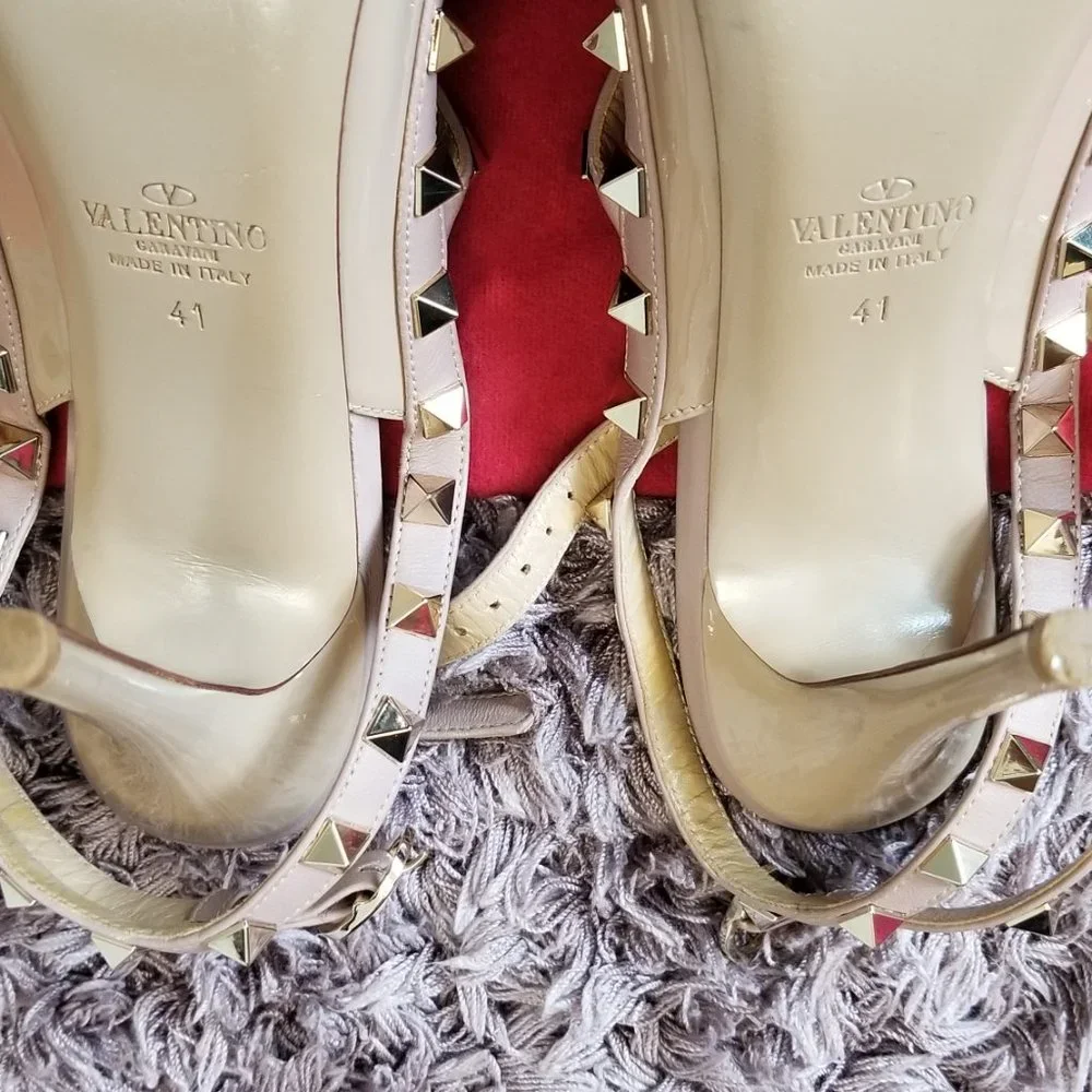 POUDRE ROCKSTUD HEELS VALENTINO - Picture 6 of 8
